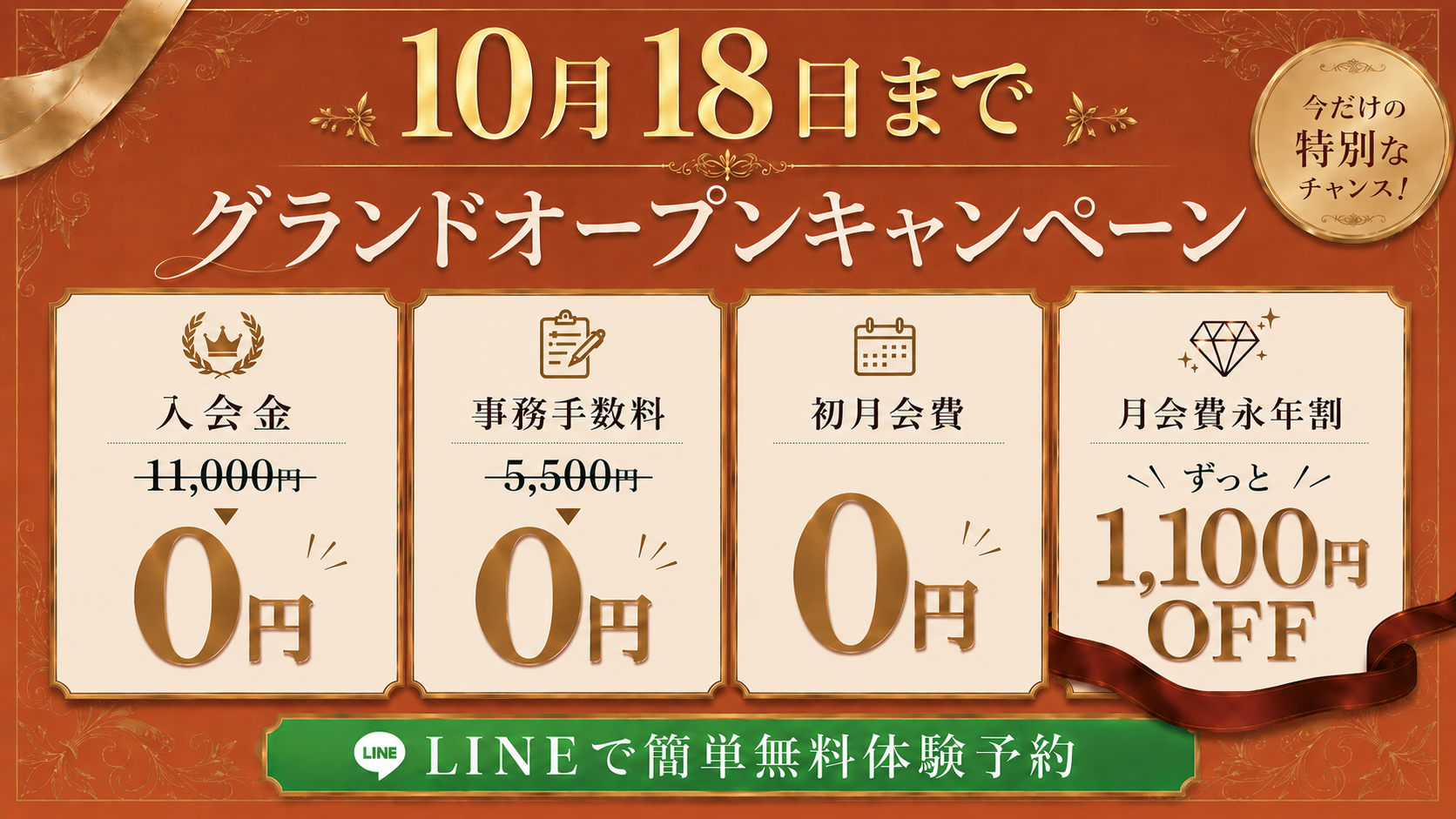 先行入会キャンペーン